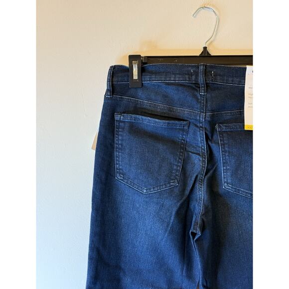 Jesica Simpson Low Rise Bootcut Women's size 8/29 Dark Wash Blue Denim Jeans - Picture 7 of 8